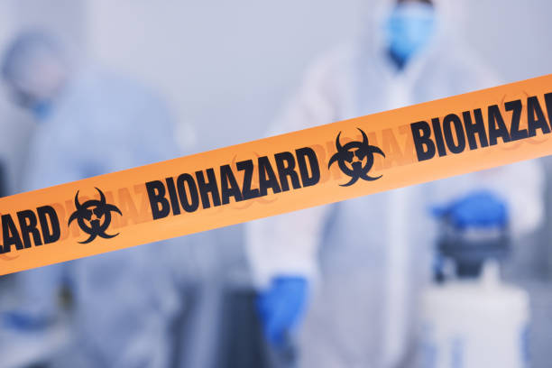 Professional Biohazard technician working in Colmar, PA